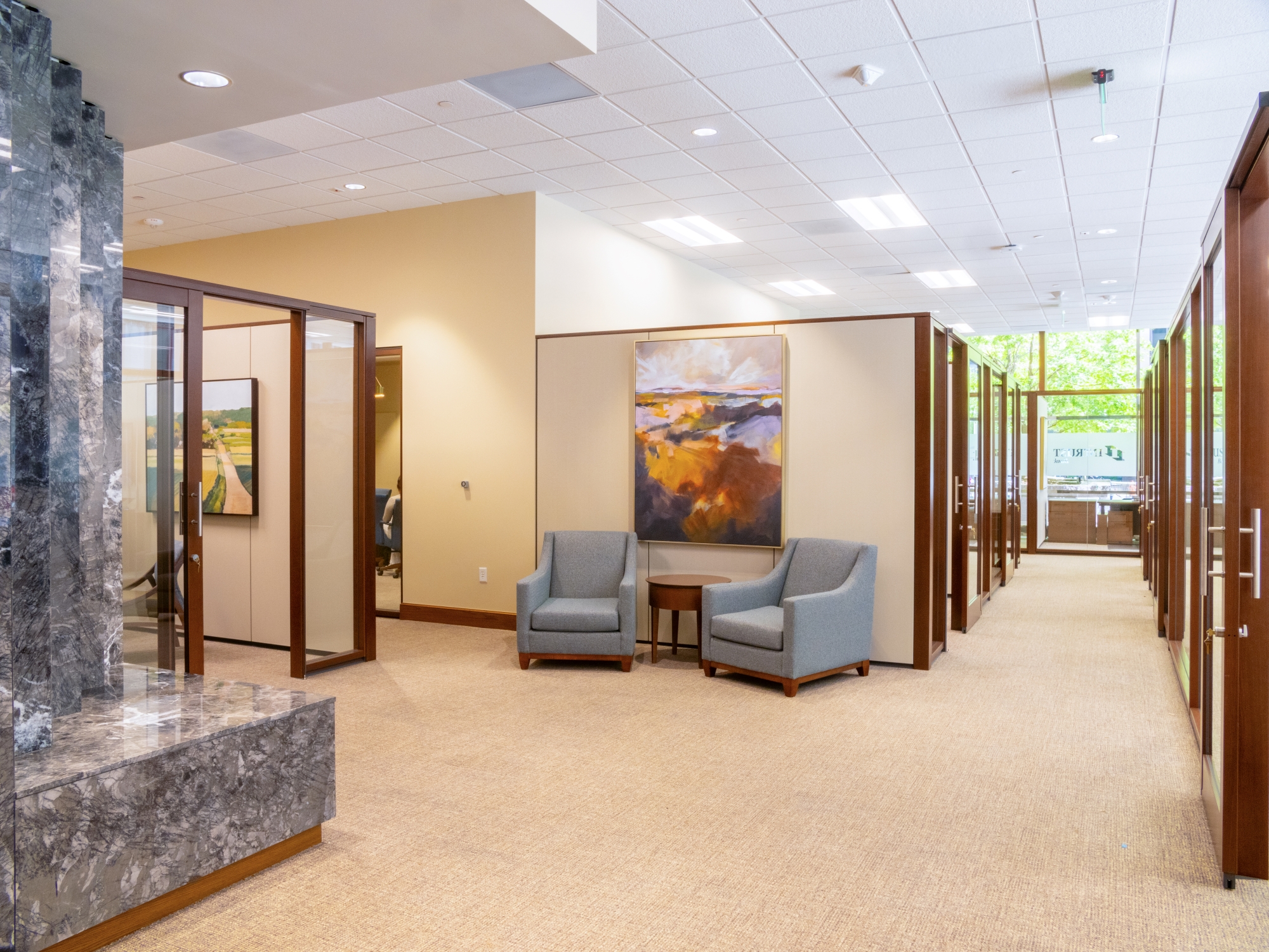 Interior photo of the WinThrust Commonwealthing center in downtown Oklahoma City.