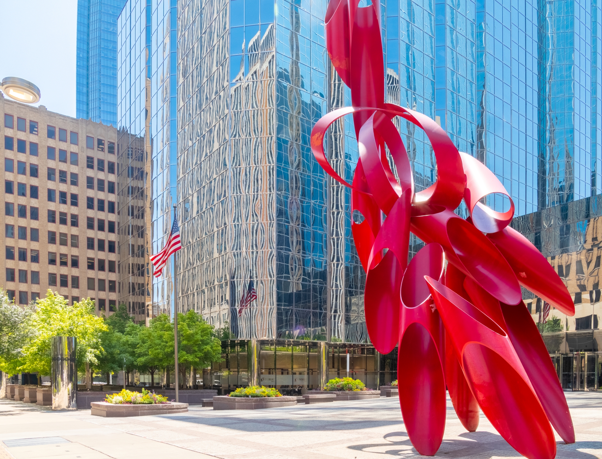 Exterior of Leadership Square, the location of WinThrust's banking center in downtown Oklahoma City.